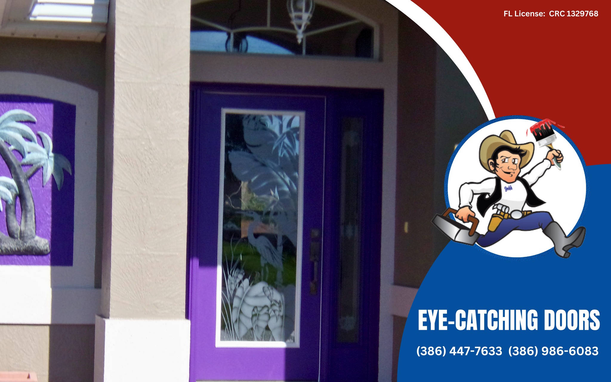 Statement entry door install by Jeff Handyman