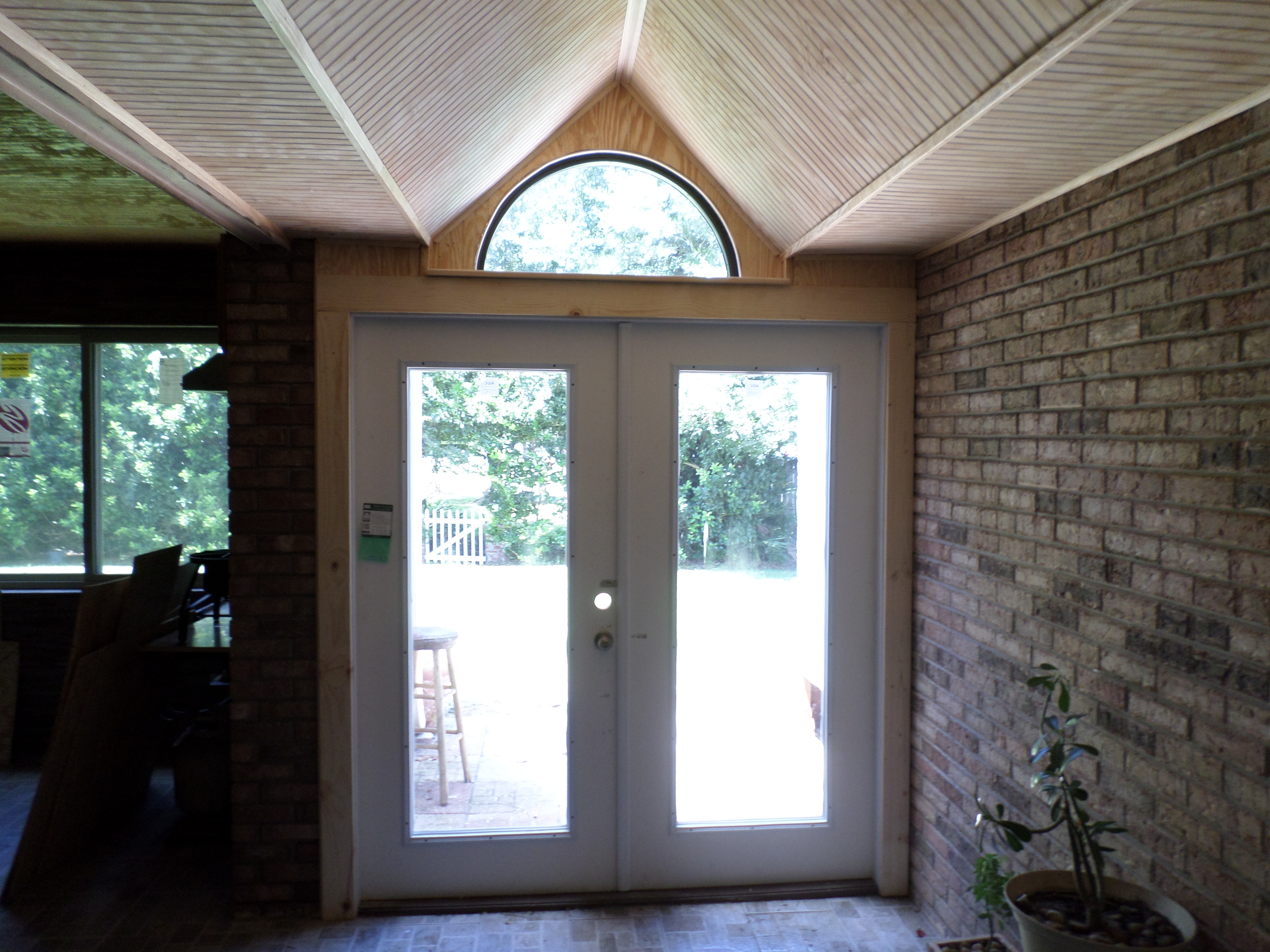 Custom French exterior door installed by Jeff Handyman