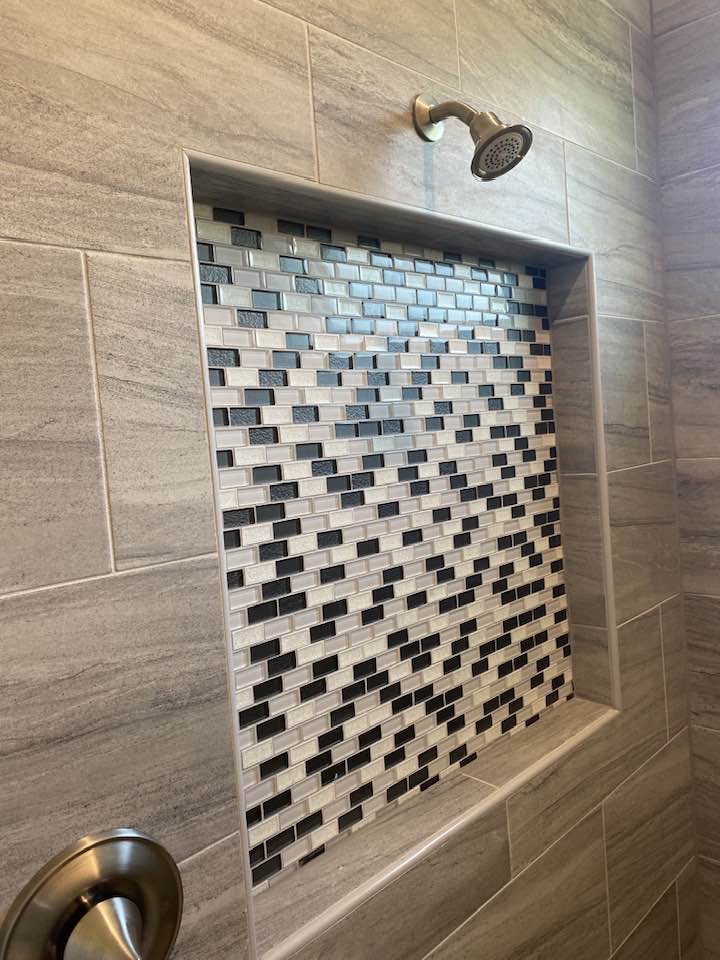 Custom wall niche built by Jeff Handyman